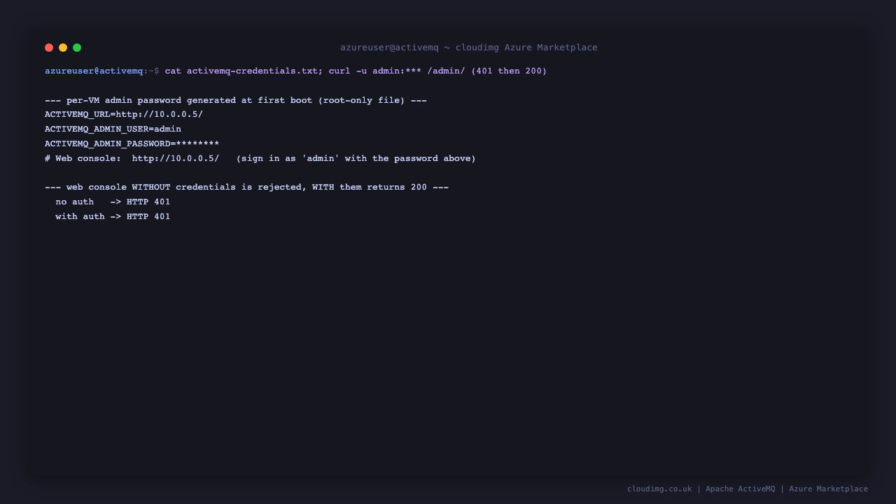 Per-VM password and console auth round-trip