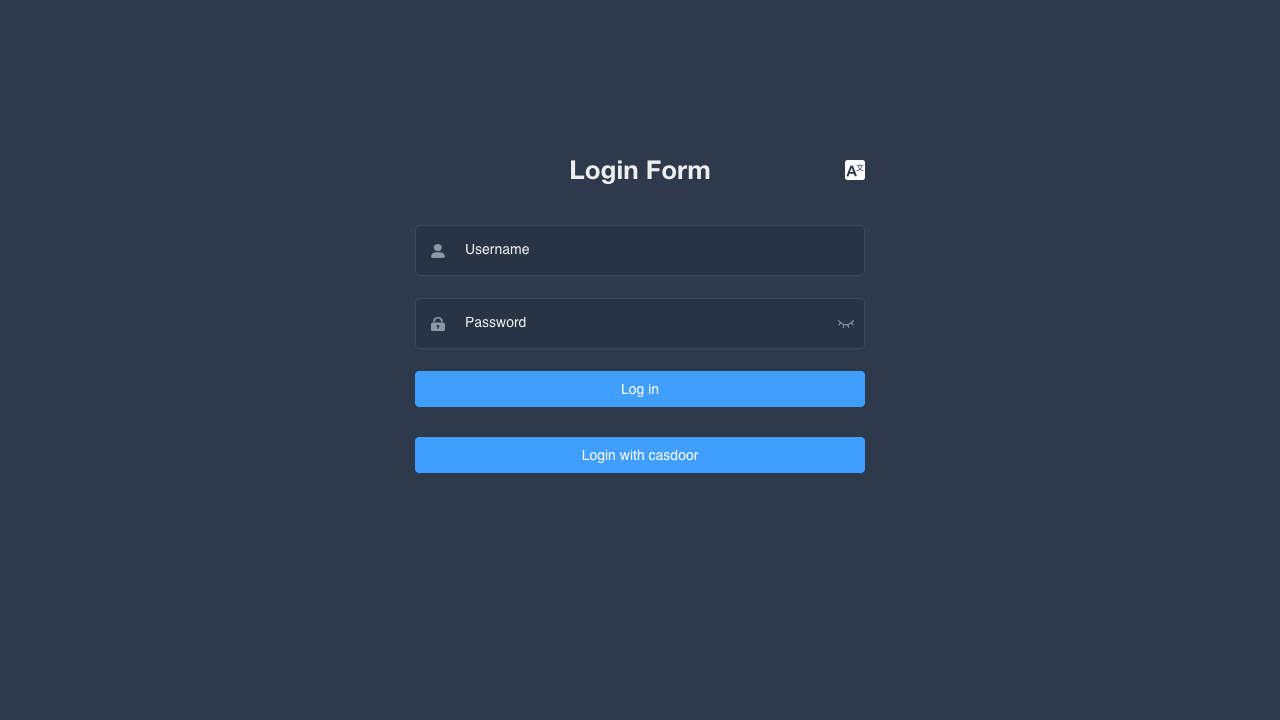 Pulsar Manager login screen