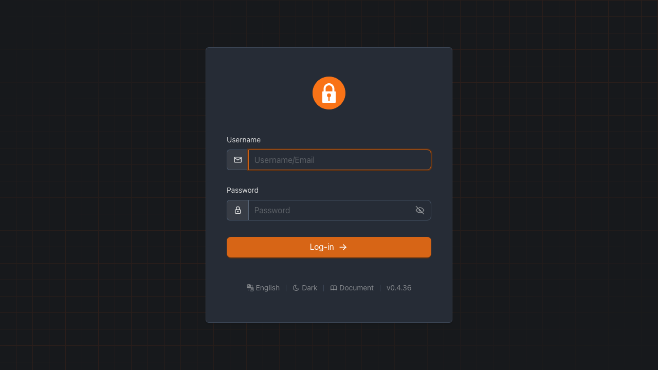 The Certimate sign-in page with Username/Email and Password fields