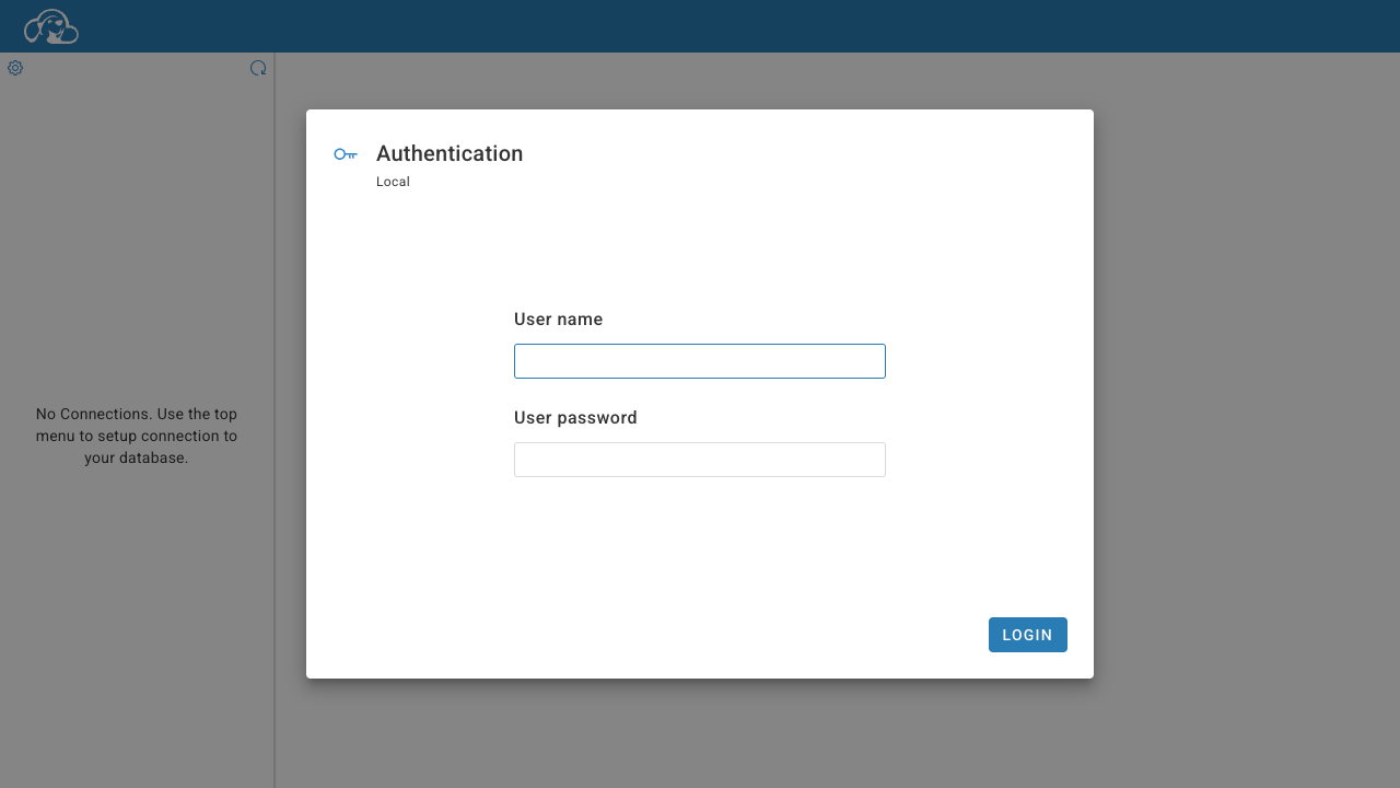 The CloudBeaver CE sign-in page in the browser