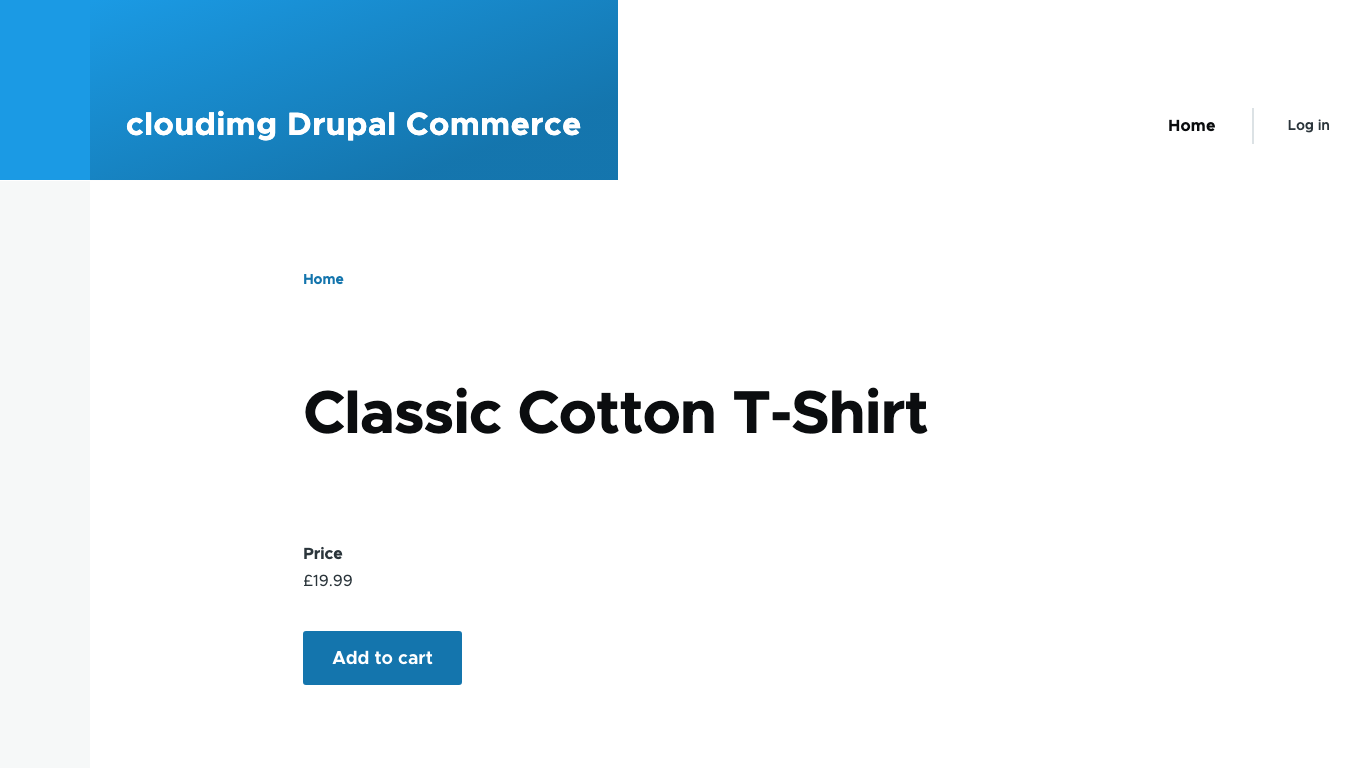 A Drupal Commerce storefront product page