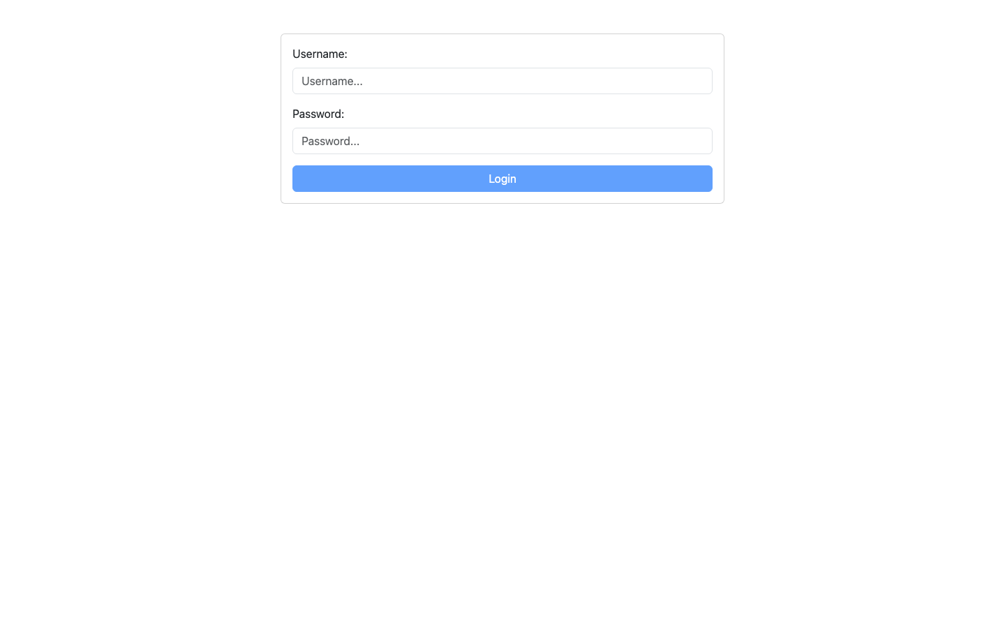 The EveBox sign in page with Username and Password fields and a Login button