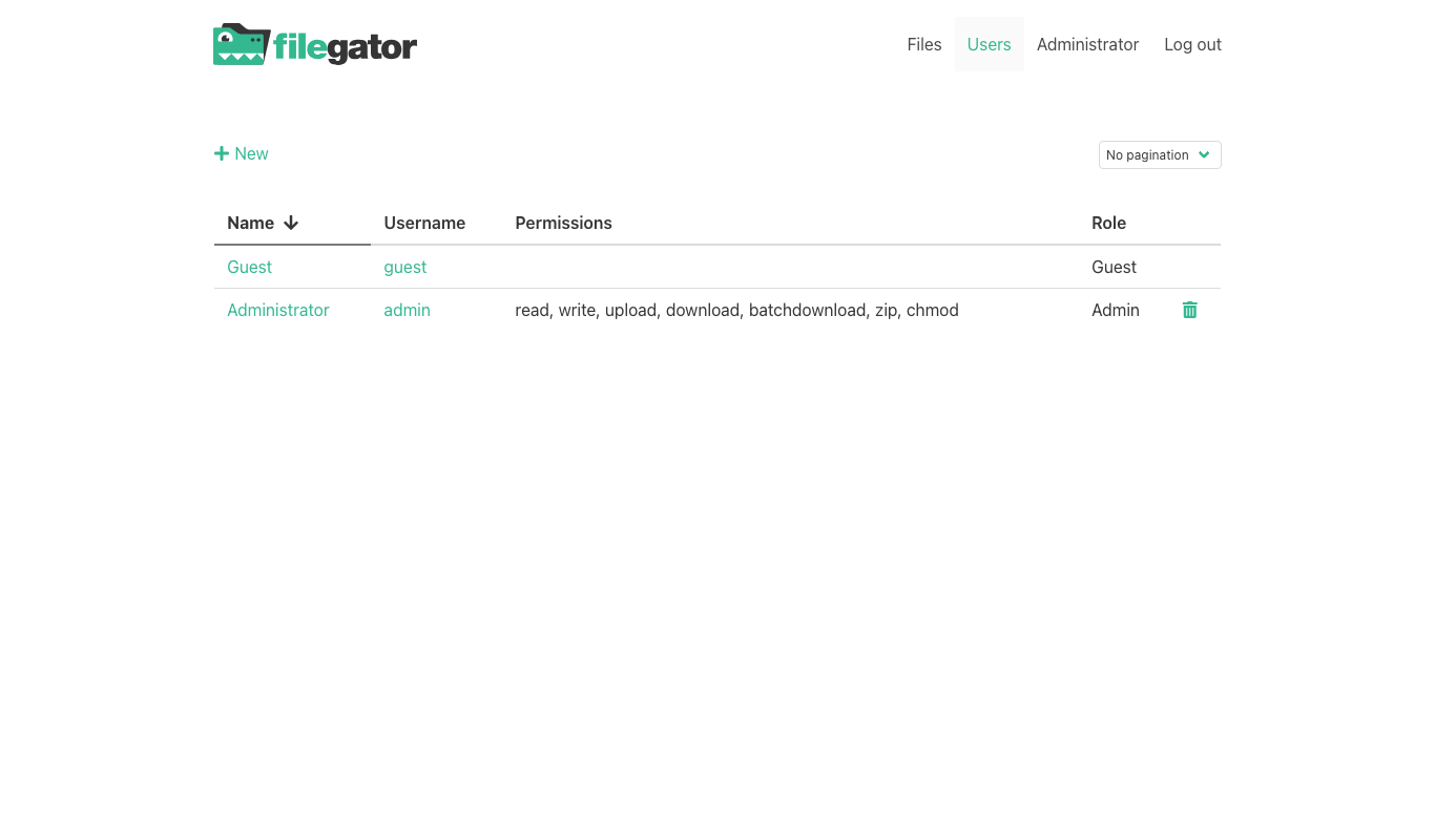 Managing users and their home folders