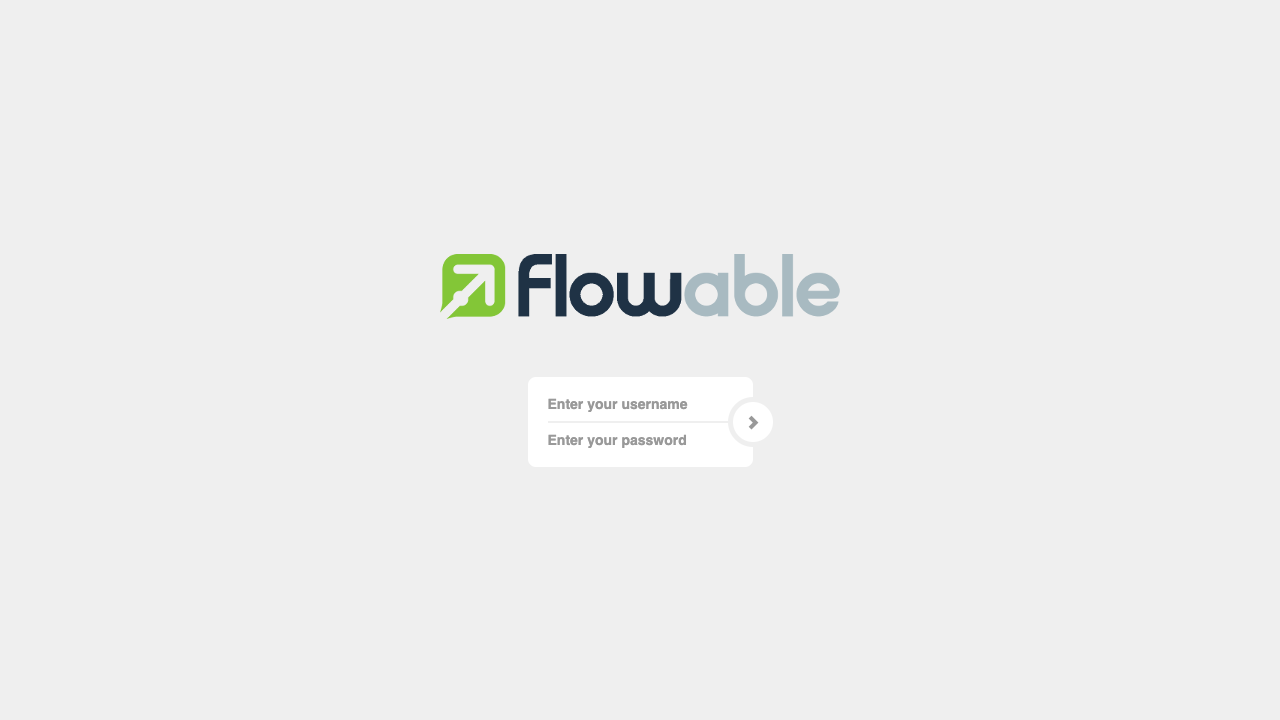 Flowable UI sign-in page
