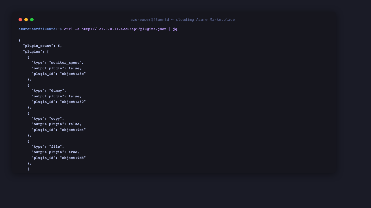 The monitor_agent plugins JSON