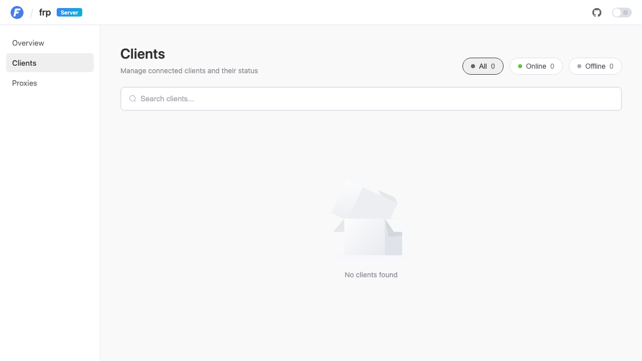 frps clients list