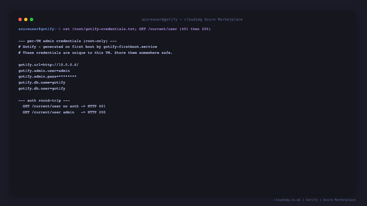 Authentication round-trip