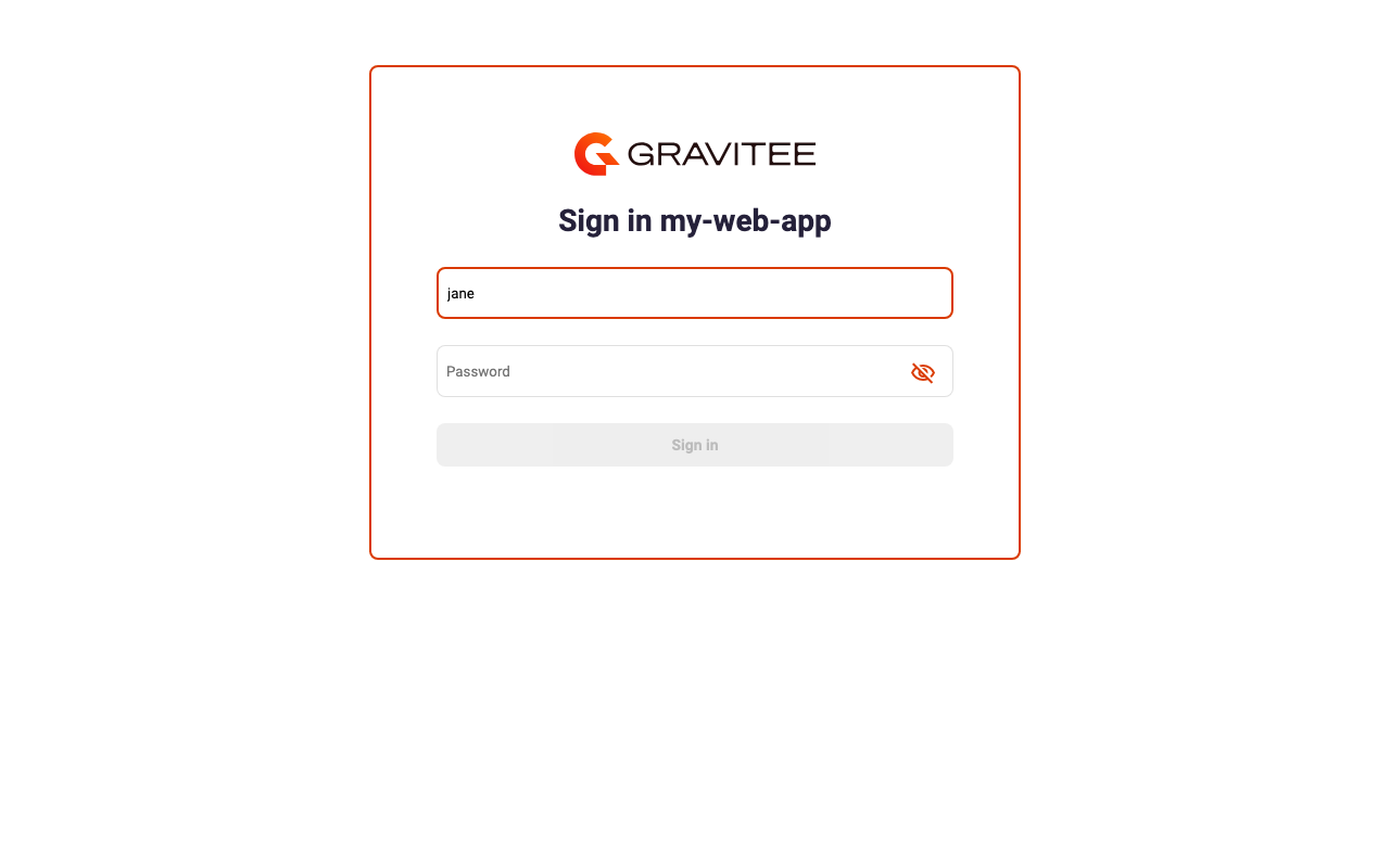The gateway's hosted sign-in page for the my-company domain