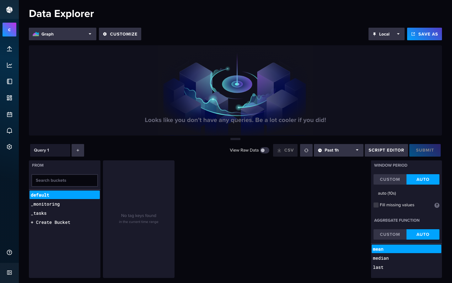 InfluxDB Data Explorer
