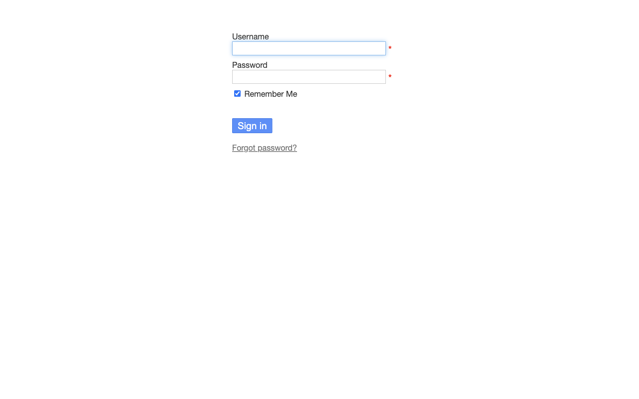 Kanboard sign-in