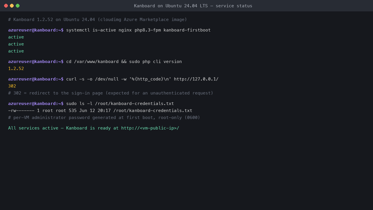 Service status