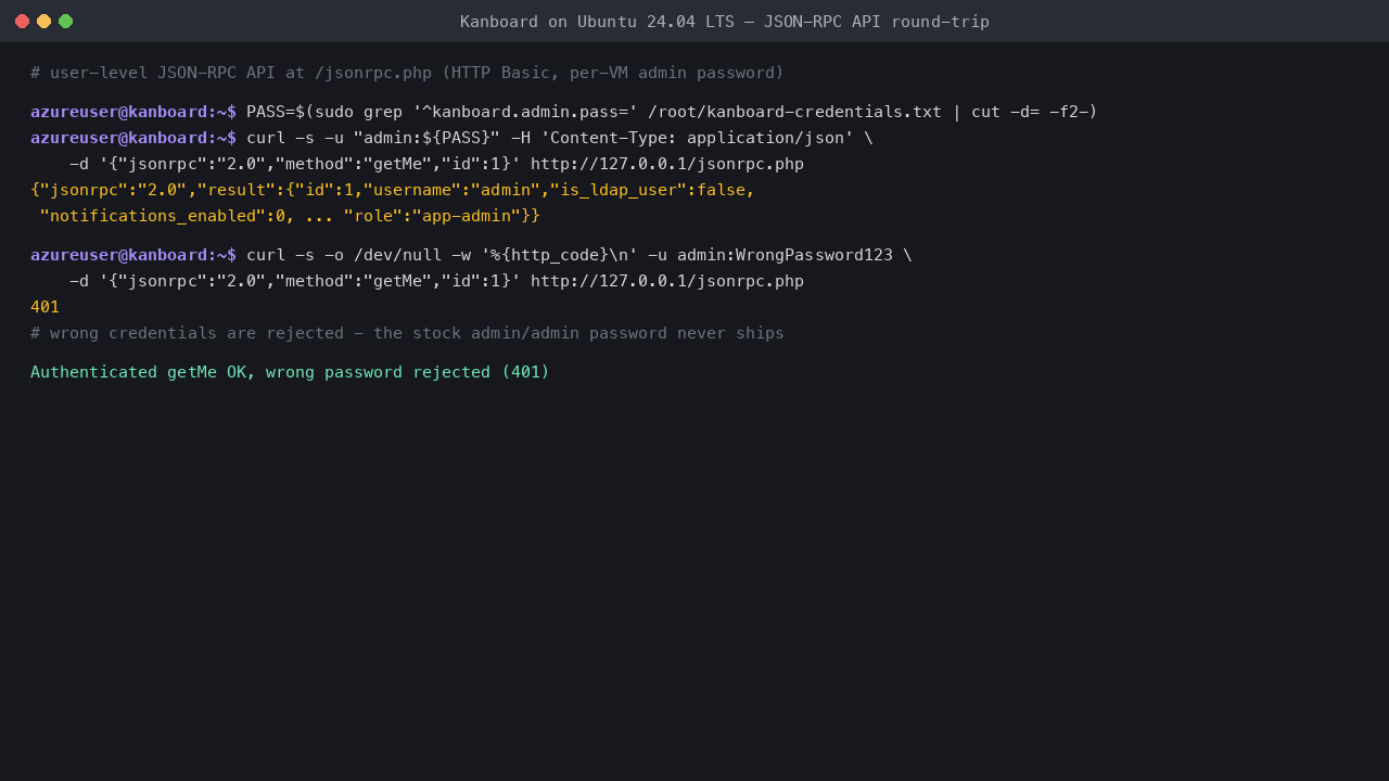 Version and API
