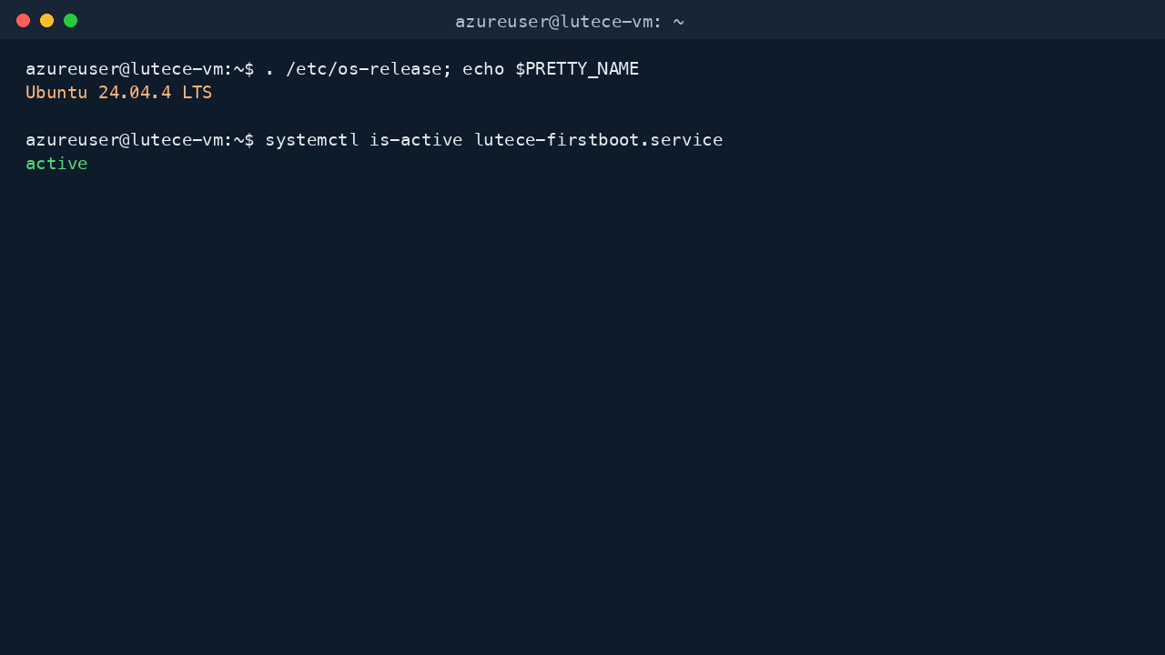 Connecting to the Lutece VM over SSH