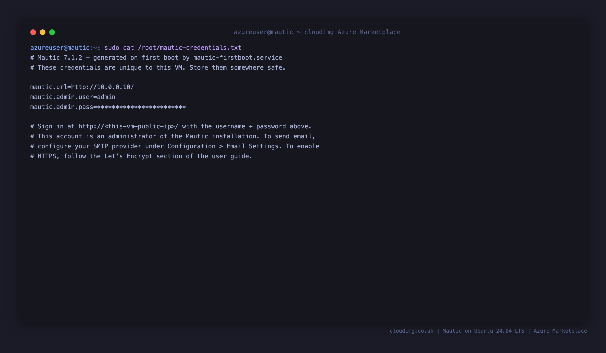 Per-VM credentials
