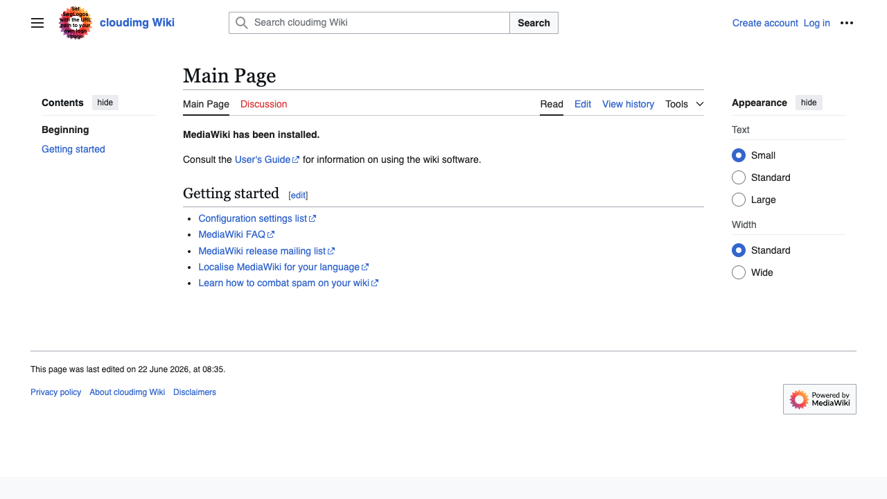 MediaWiki Main Page