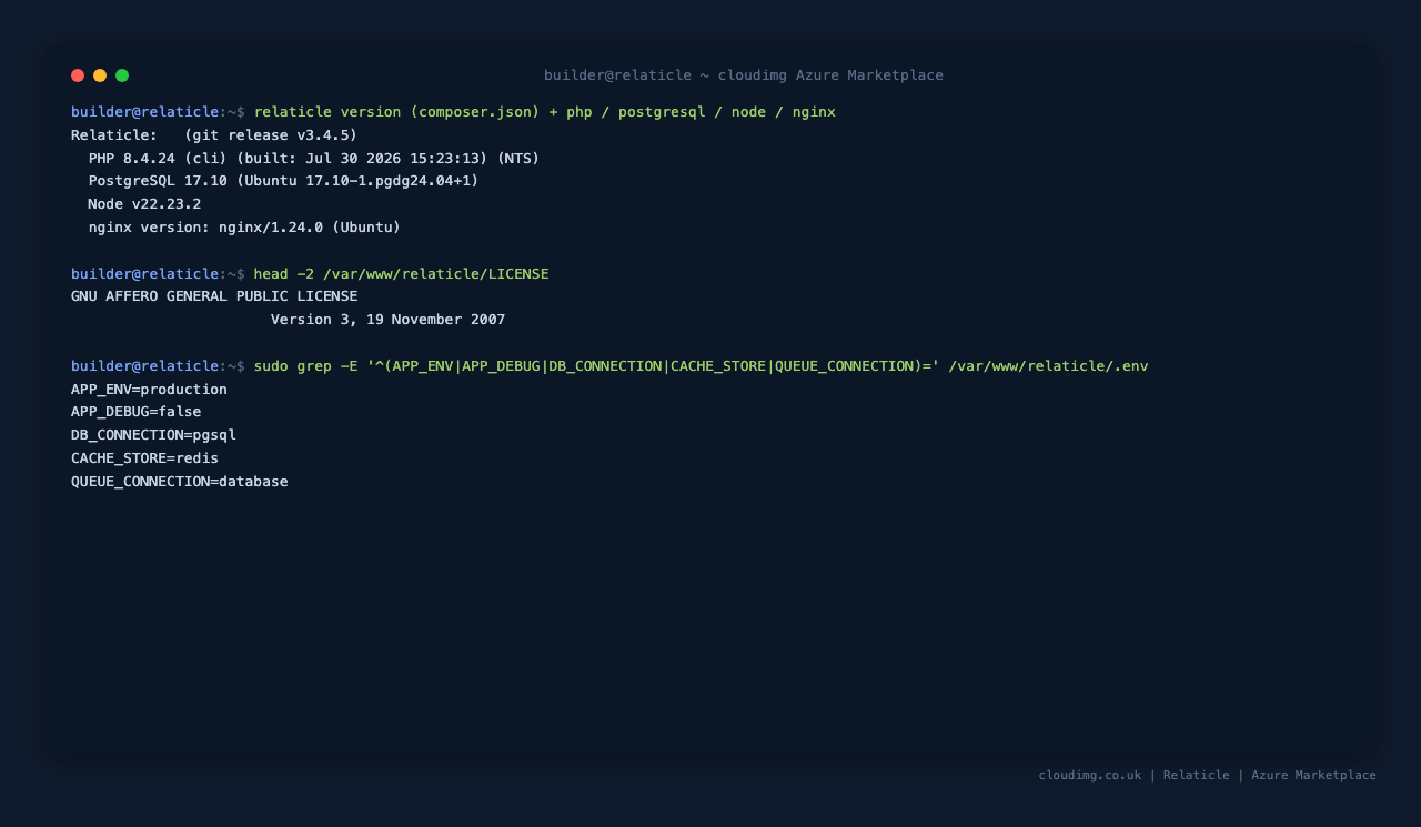 Version and stack