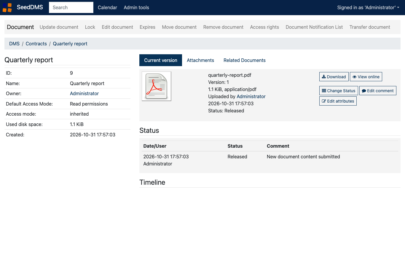 A document page