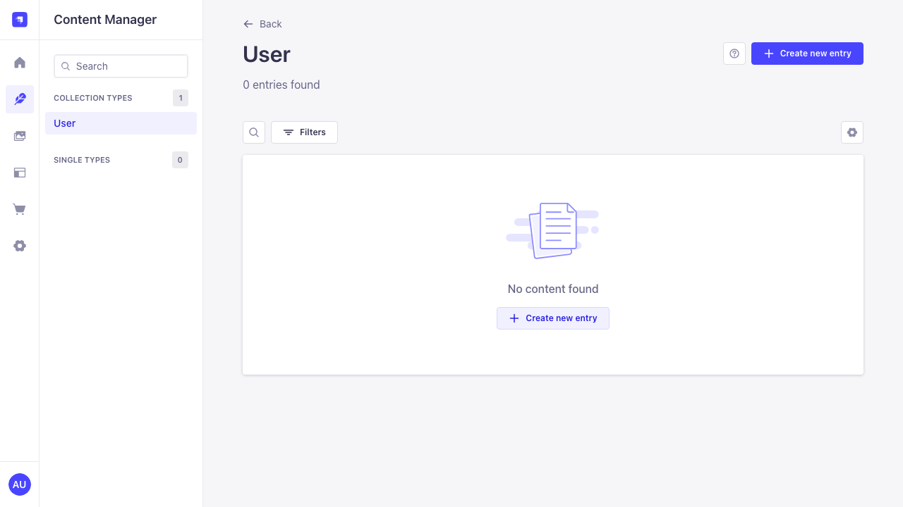Strapi Content Manager