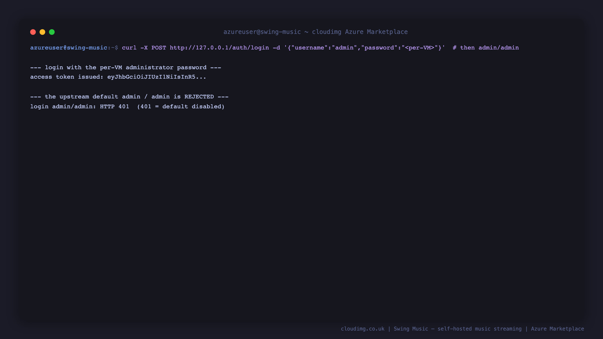 Authentication round-trip