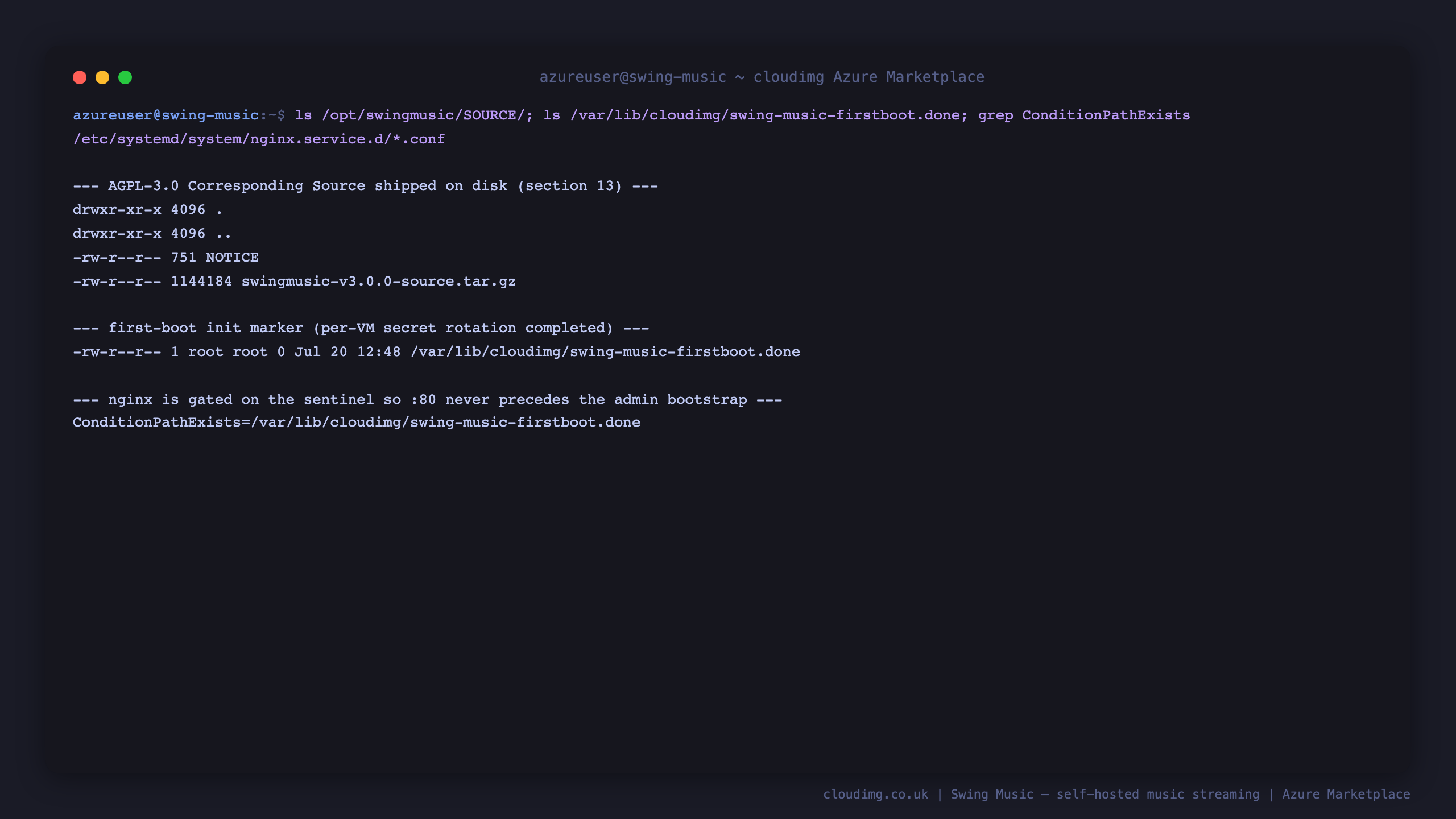 Security and licence posture