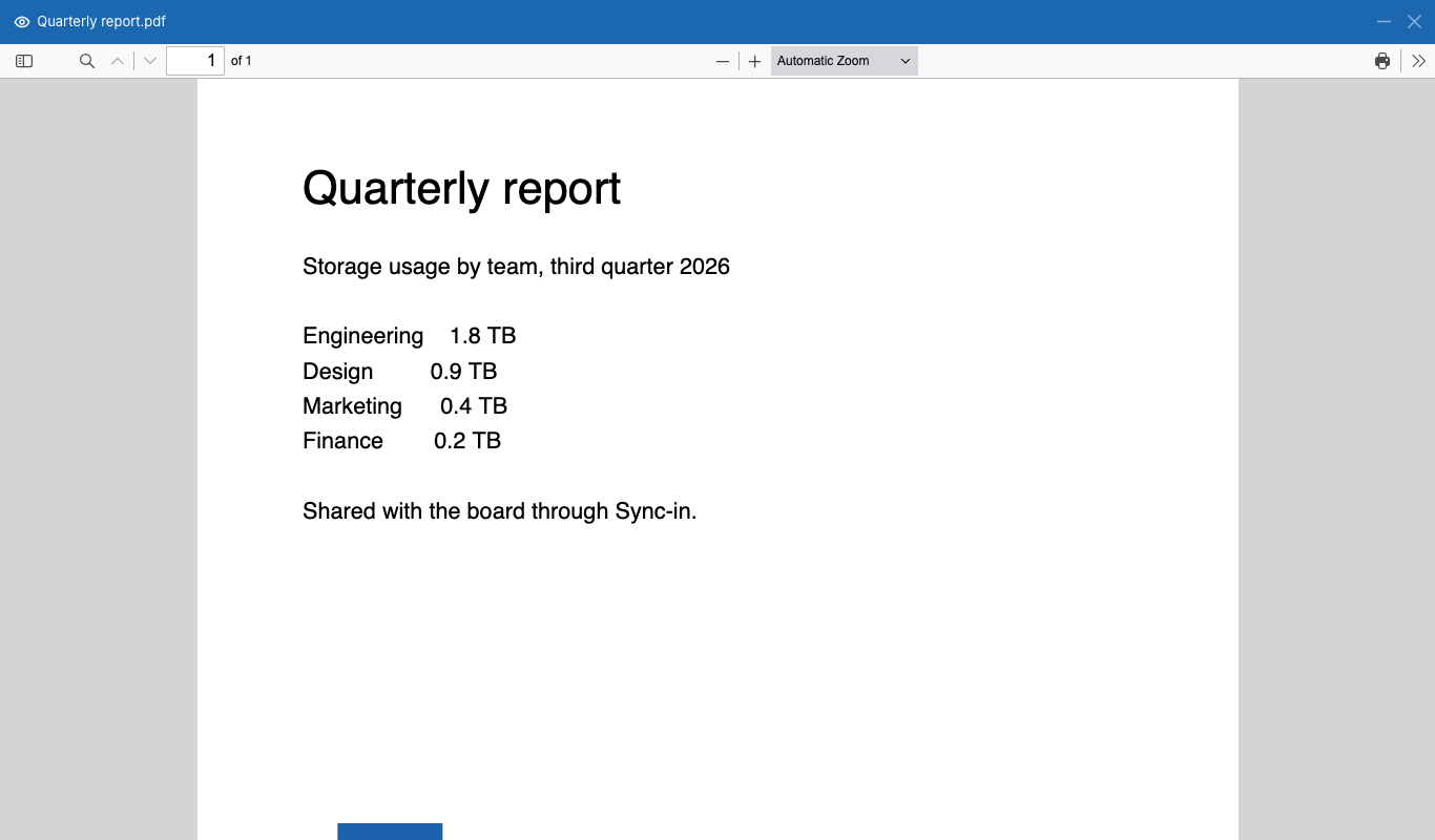 A PDF in the built-in viewer