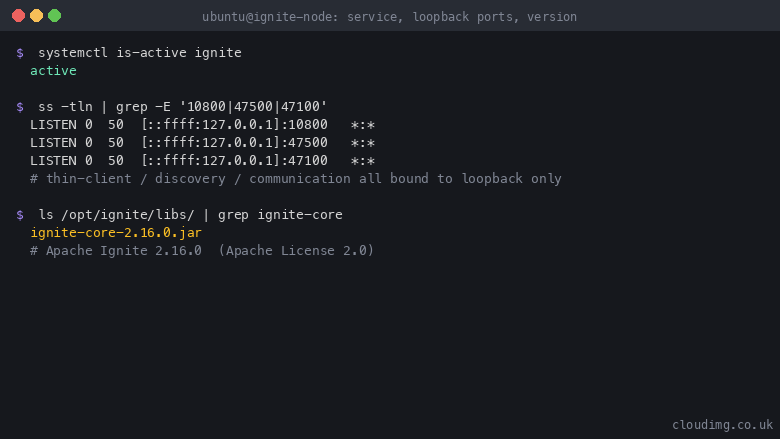 Service, loopback ports and version