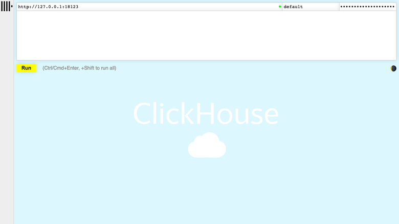 ClickHouse /play SQL playground