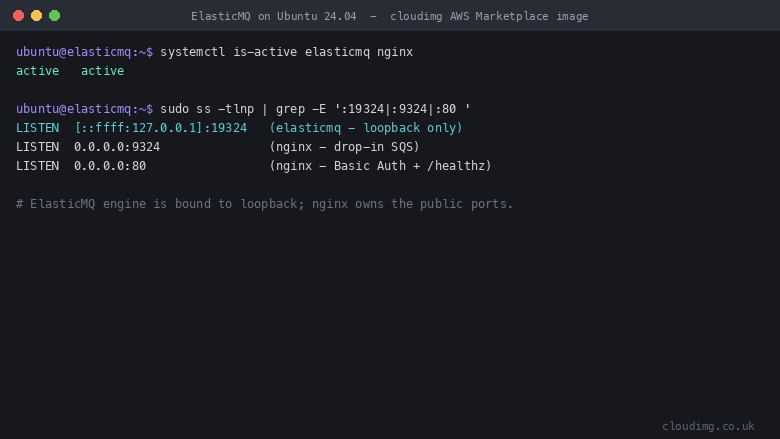 ElasticMQ running under systemd