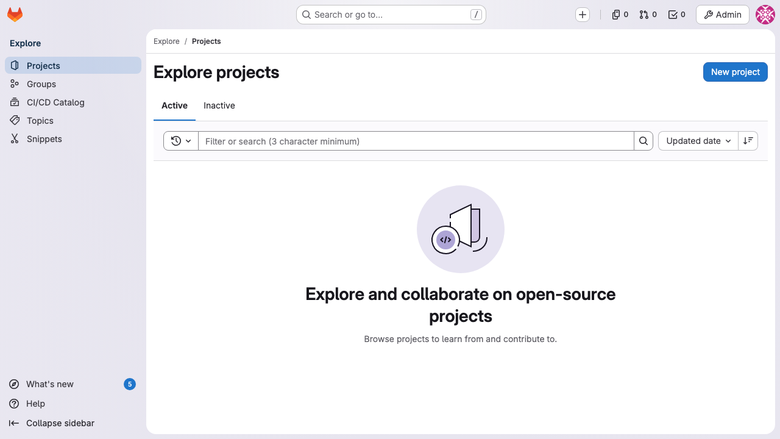Explore projects