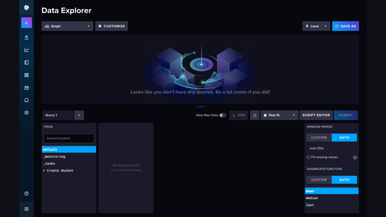 Data Explorer query interface