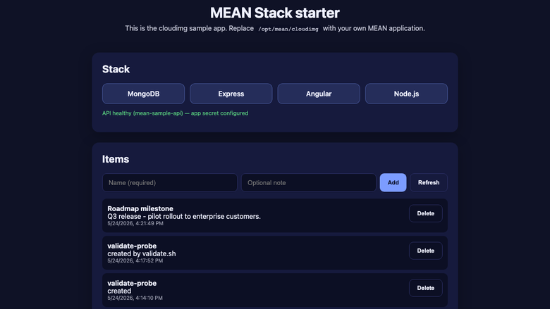 Stack overview