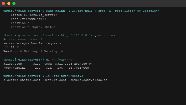 NGINX configuration overview